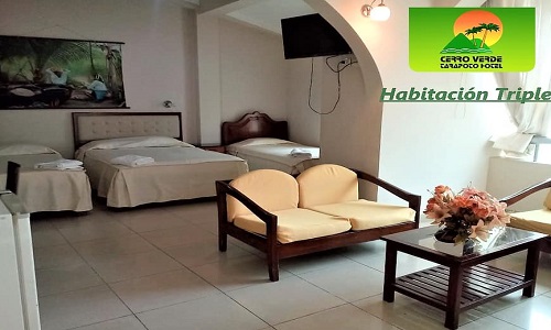 habitacion triple_hotel cerro verde